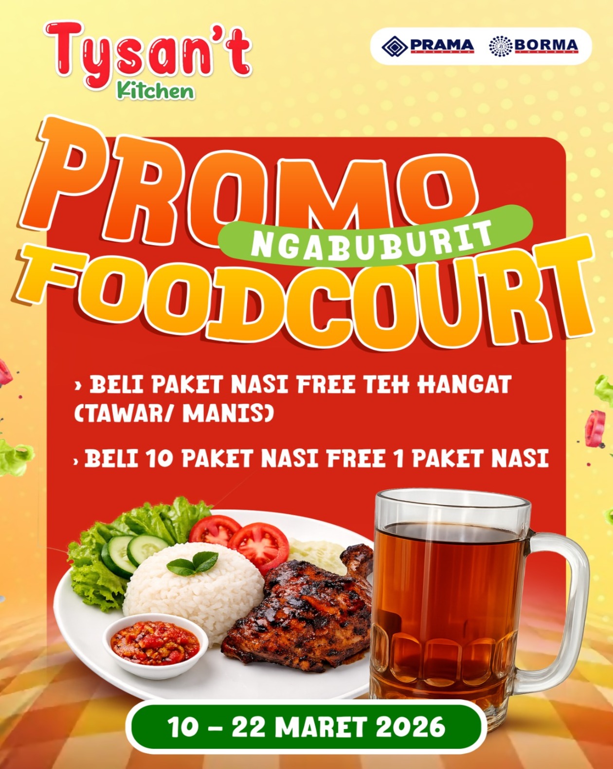 Promo Ngabuburit Foodcourt Borma Kerkof