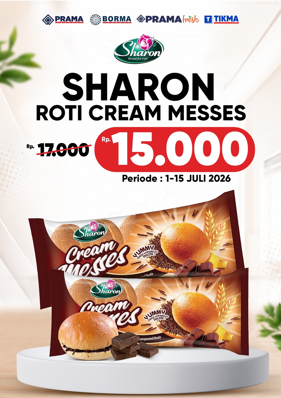 Promo SHARON ROTI CREAM MESSES