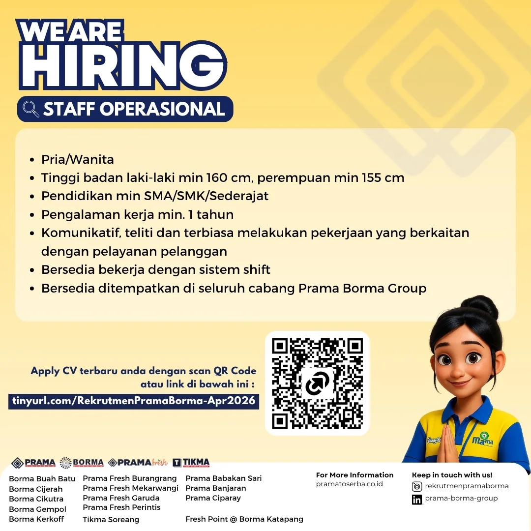 Loker Staff Operasional